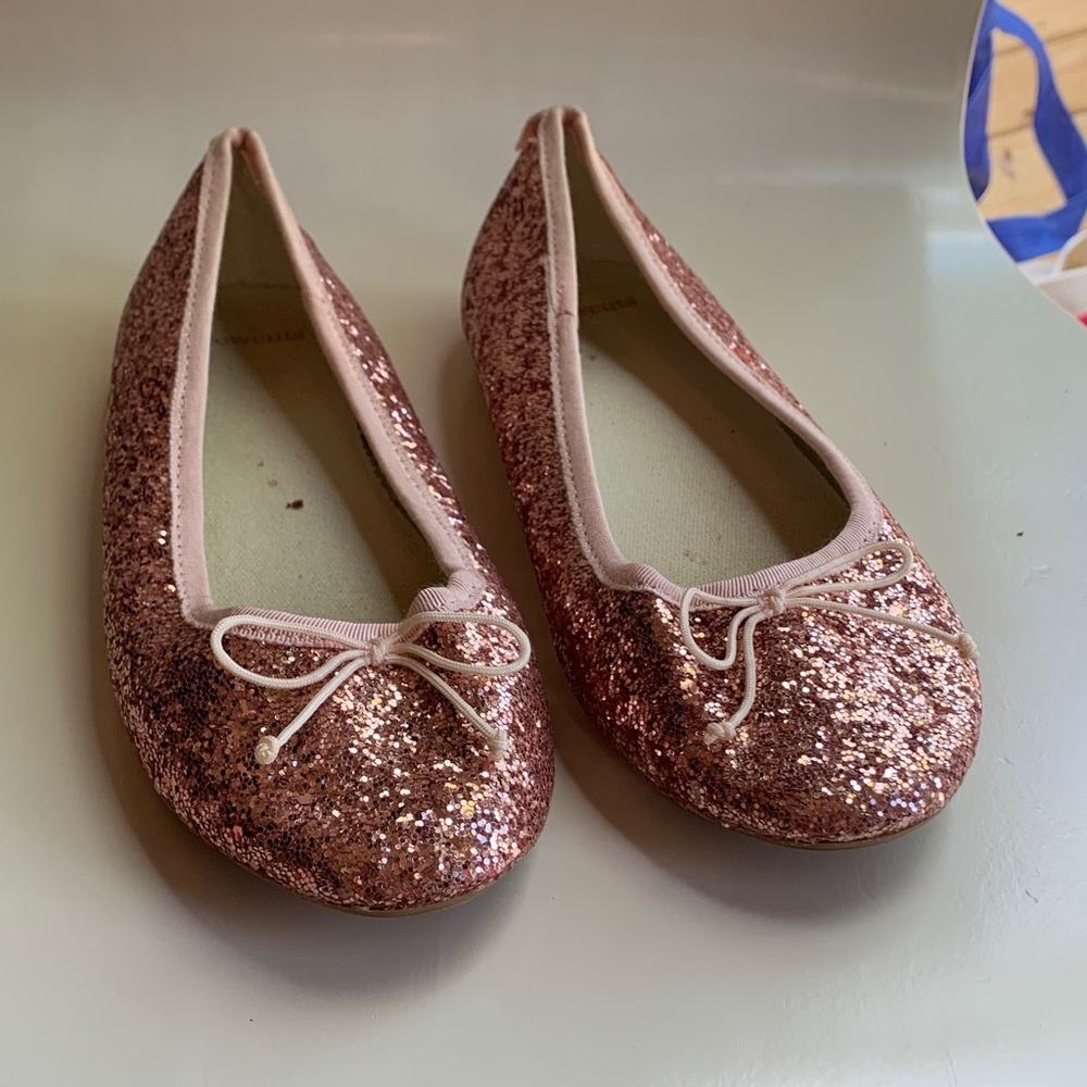 Crewcuts Glittery Rose Kids Dress Shoes